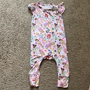 Little Snuggles Kids Princess Print One Piece